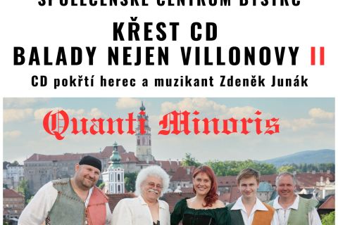 Křest CD Balady nejen Villonovy II